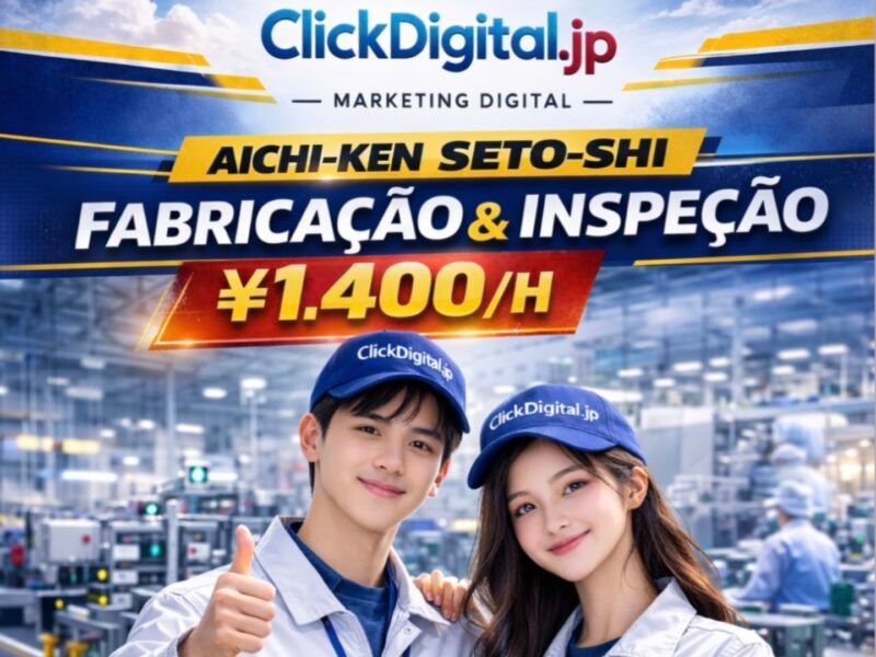 Fabricação de Produtos Médicos . Seto-shi , Aichi-Ken . ¥ 1.400/h . Cód. da Vaga : SO-0125