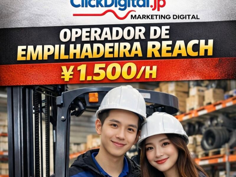 Operador de Empilhadeira Reach Transporte de Autopeças em Centro Logístico . Yatomi-shi , Aichi-Ken . ¥ 1.500/h . Cód. da Vaga : SO-0188